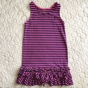 Girls Polo Ralph Lauren Ruffle Tank Dress